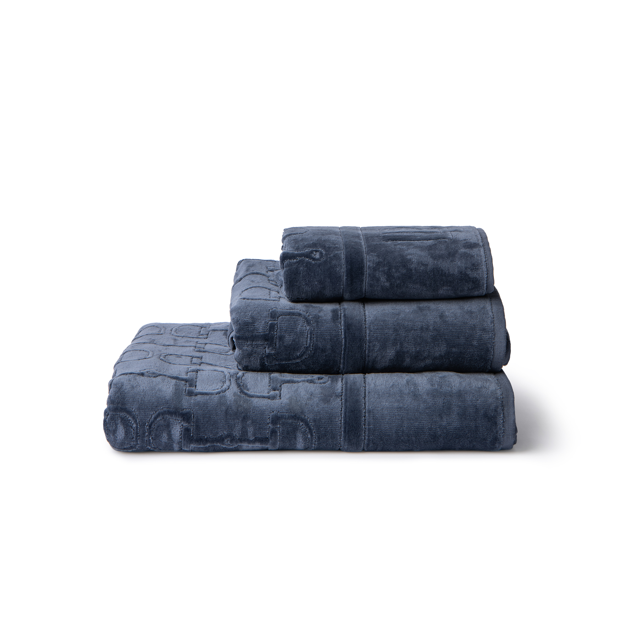 Velour Bath Towel Navy 95/150