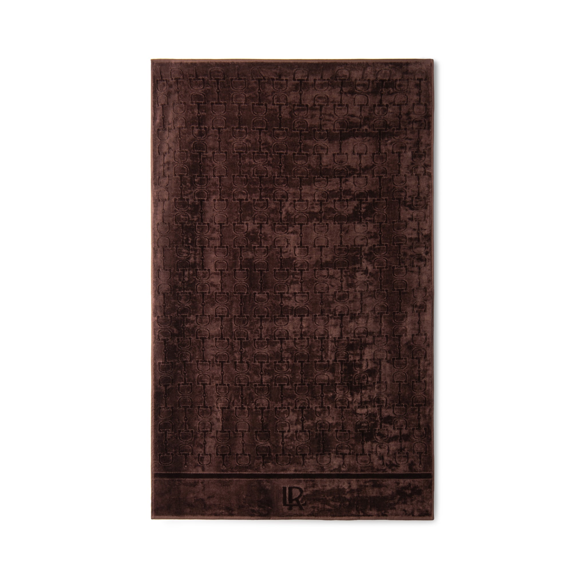 Velour Bath Towel Brown 95/150