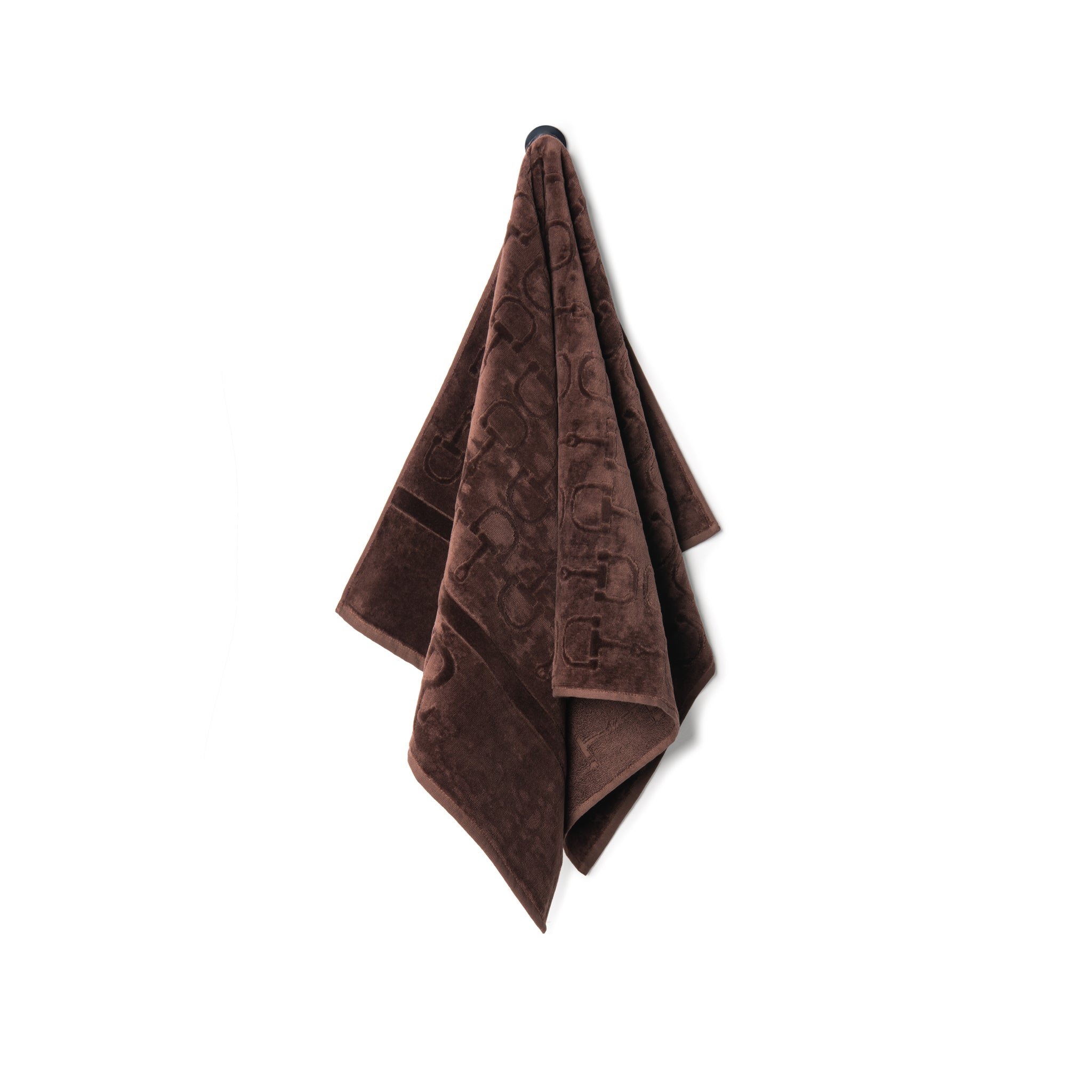 Velour Bath Towel Brown 60/100
