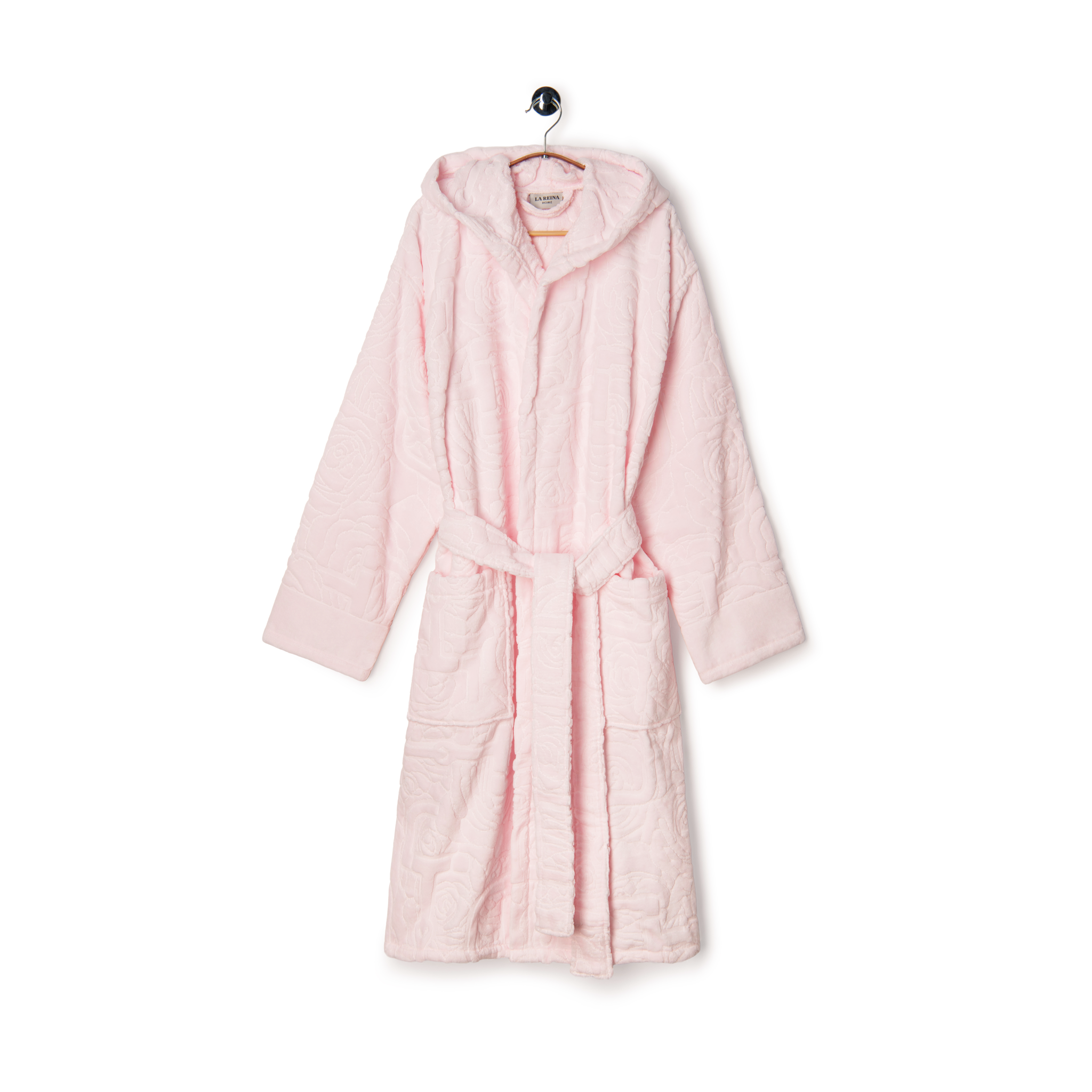 Velour Bathrobe Pink