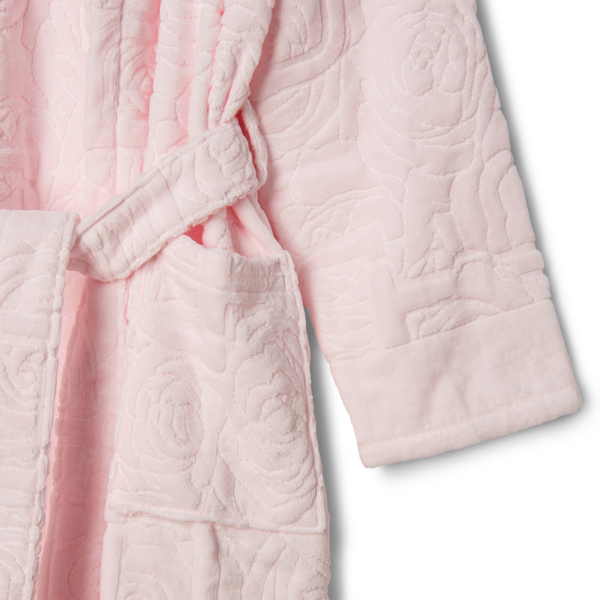 Velour Bathrobe Pink