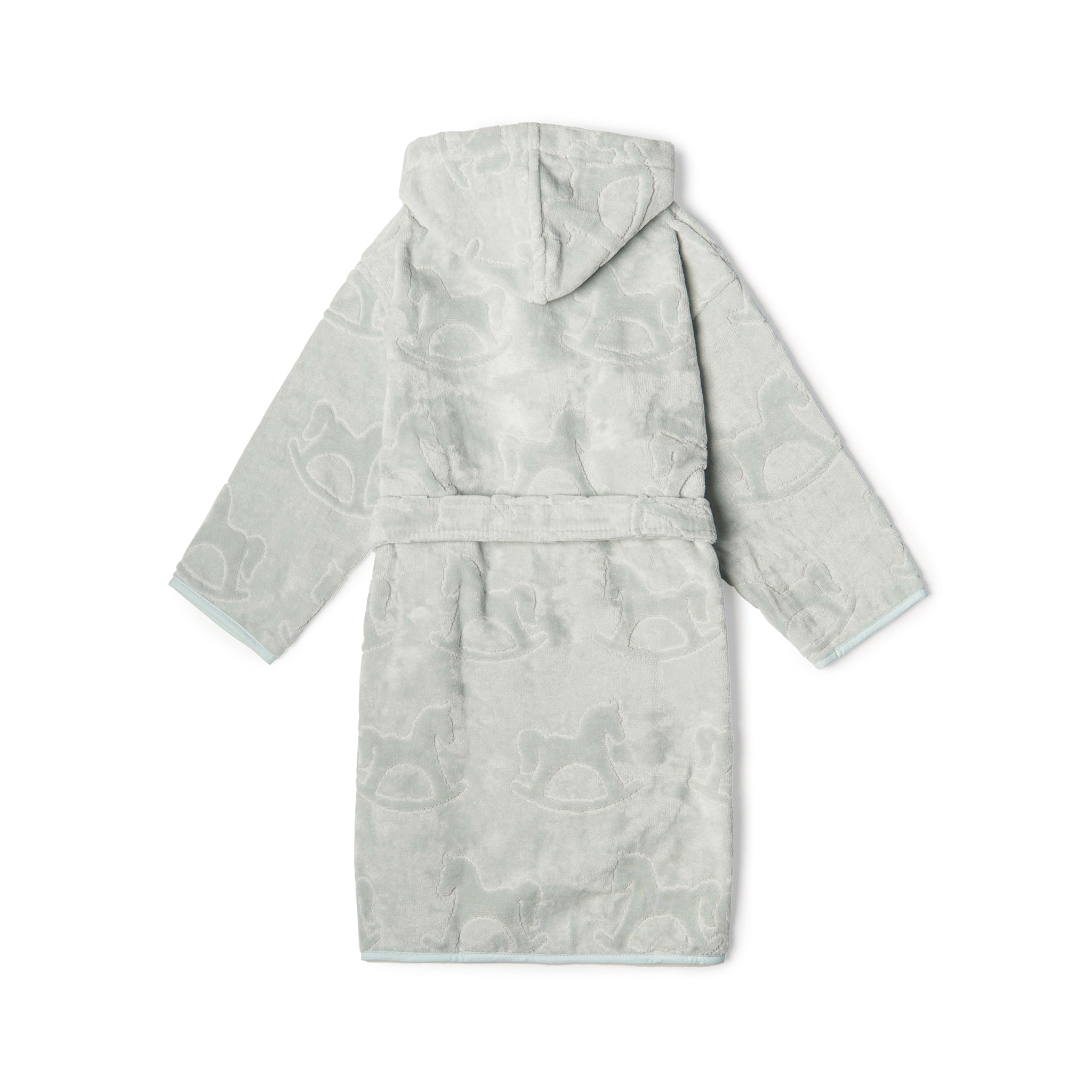 Velour Baby Bathrobe Mint