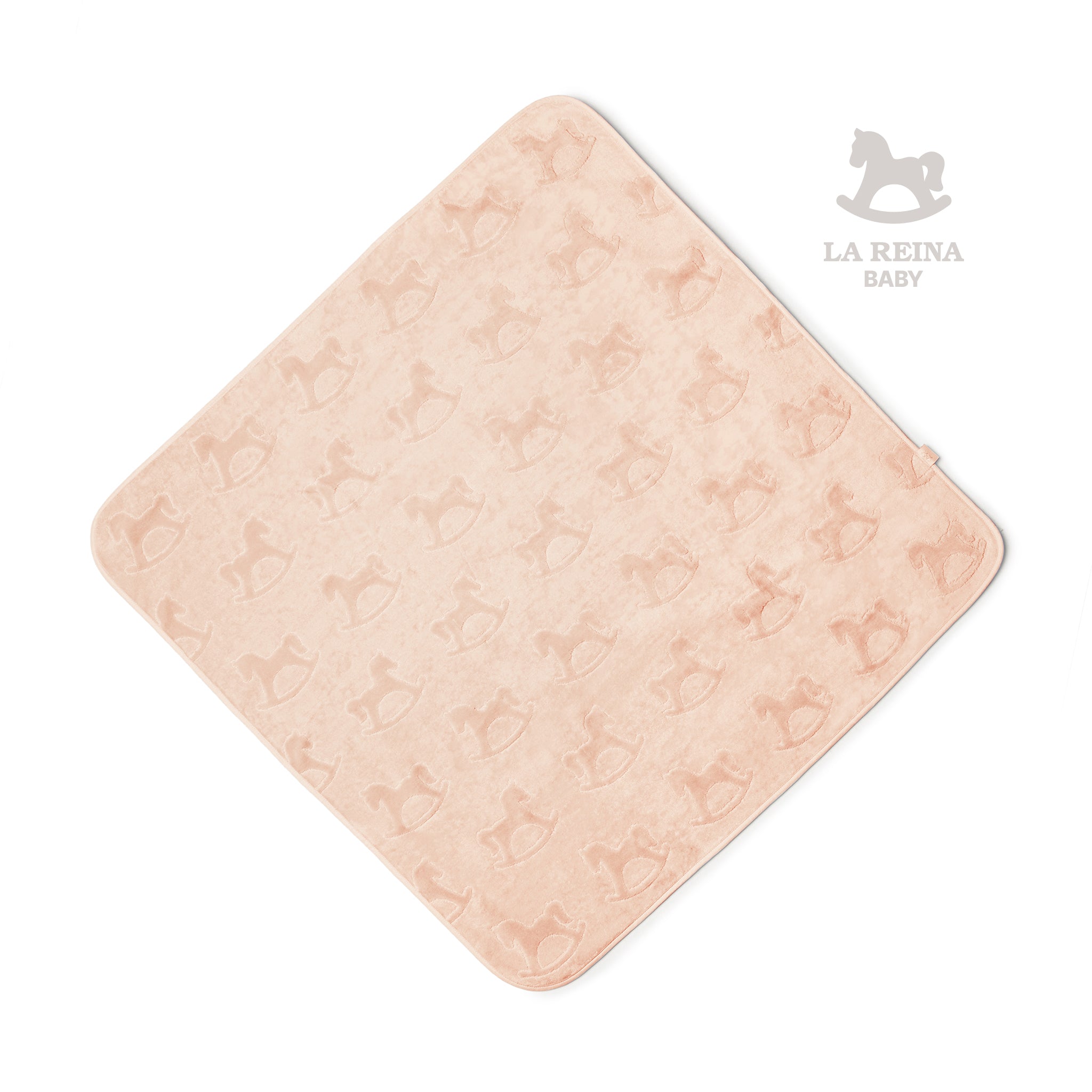 Velour Baby Bath Pink Towel 100/100