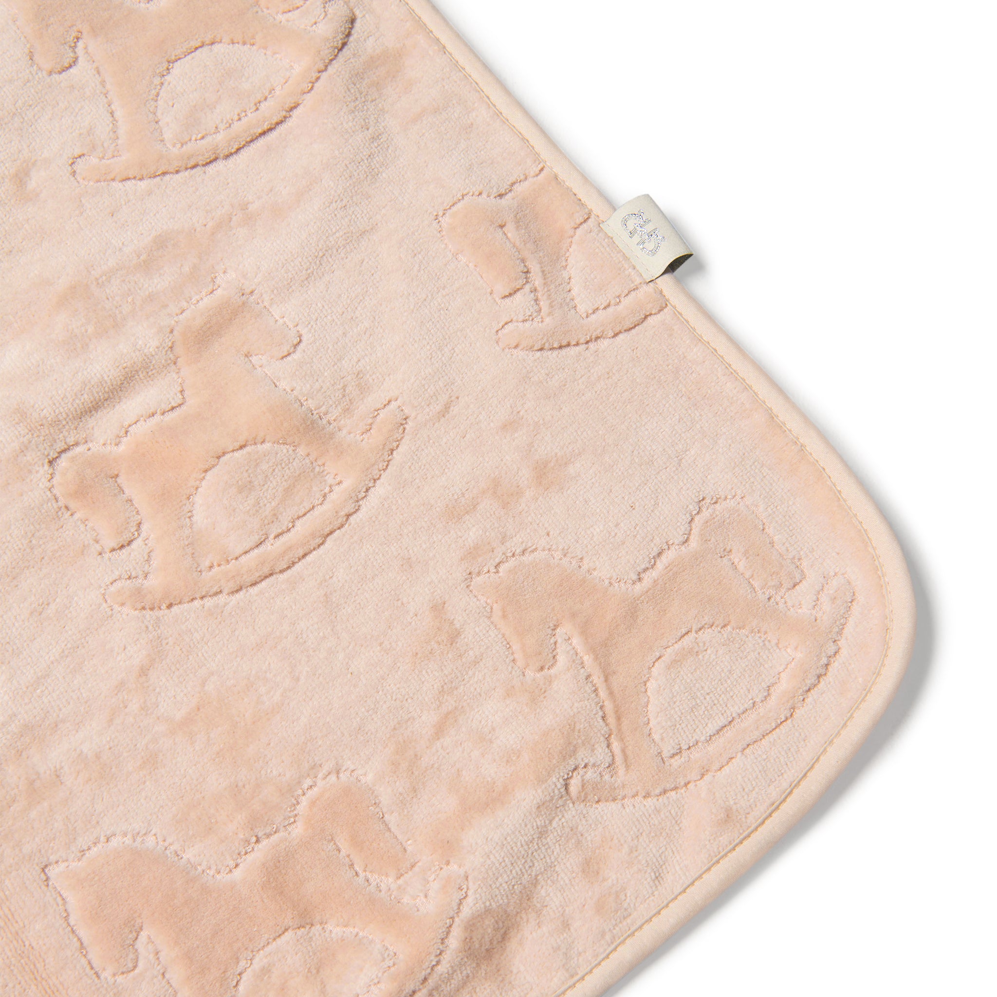 Velour Baby Bath Pink Towel 100/100