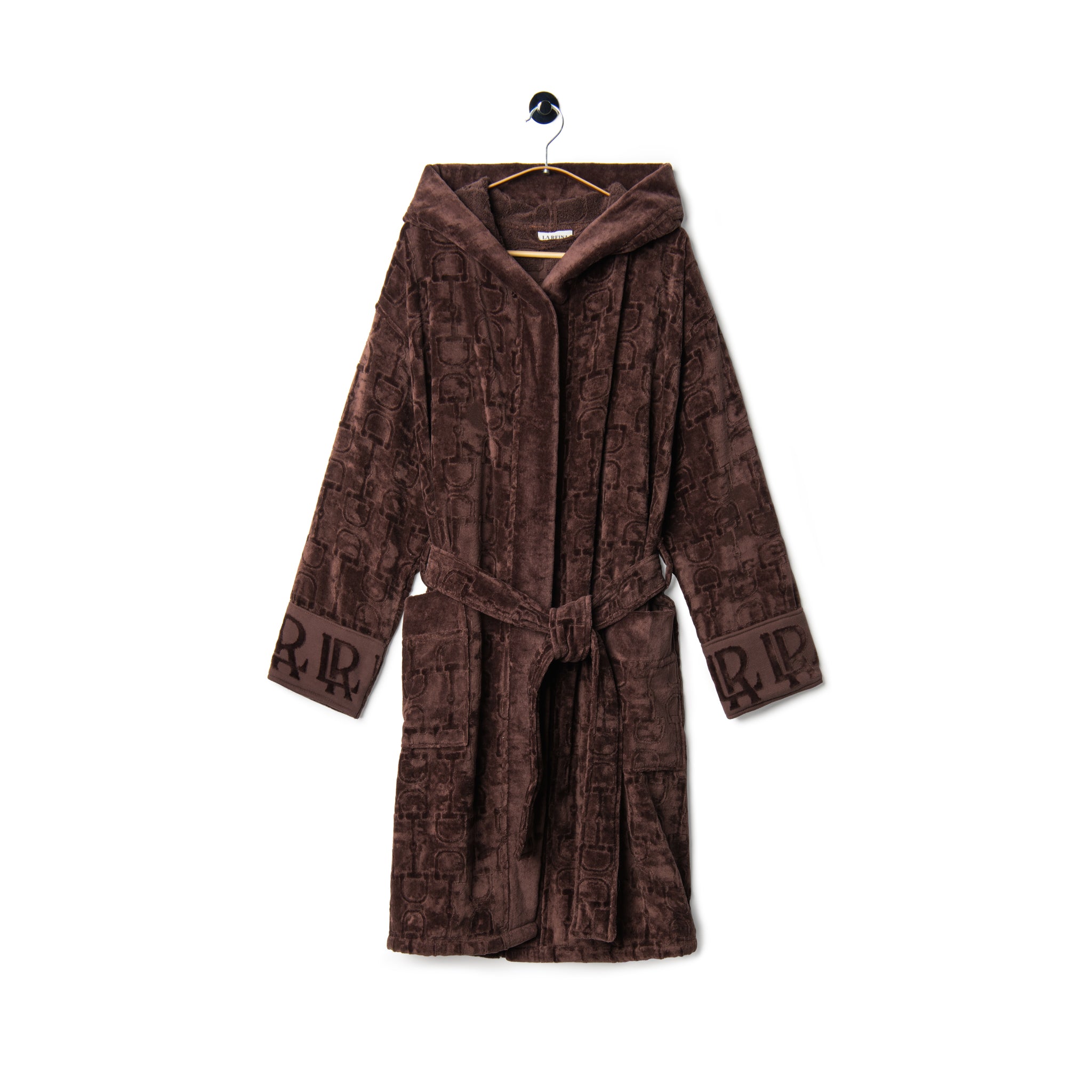 Velour Bathrobe Brown