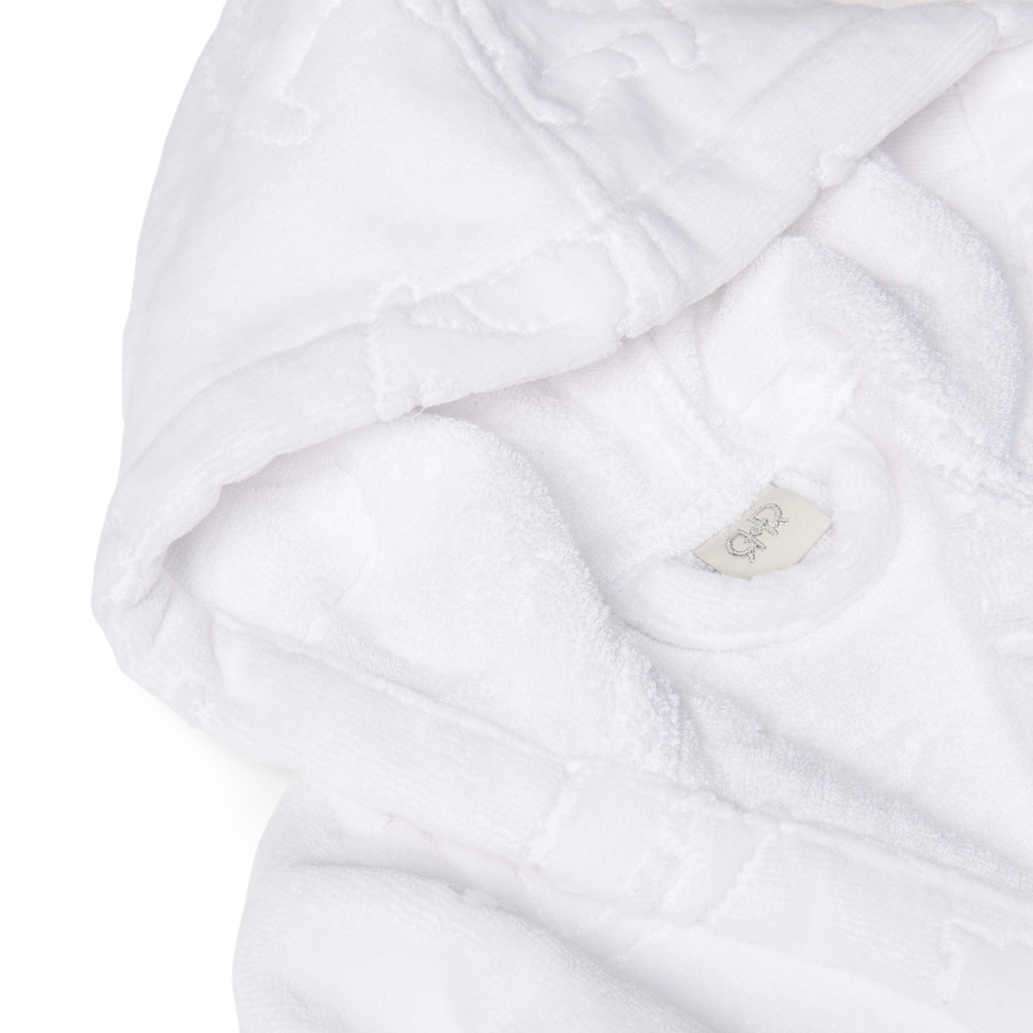 Velour Baby Bathrobe White