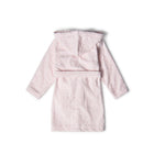 Kids Velour Bathrobe Pink