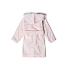 Kids Velour Bathrobe Pink