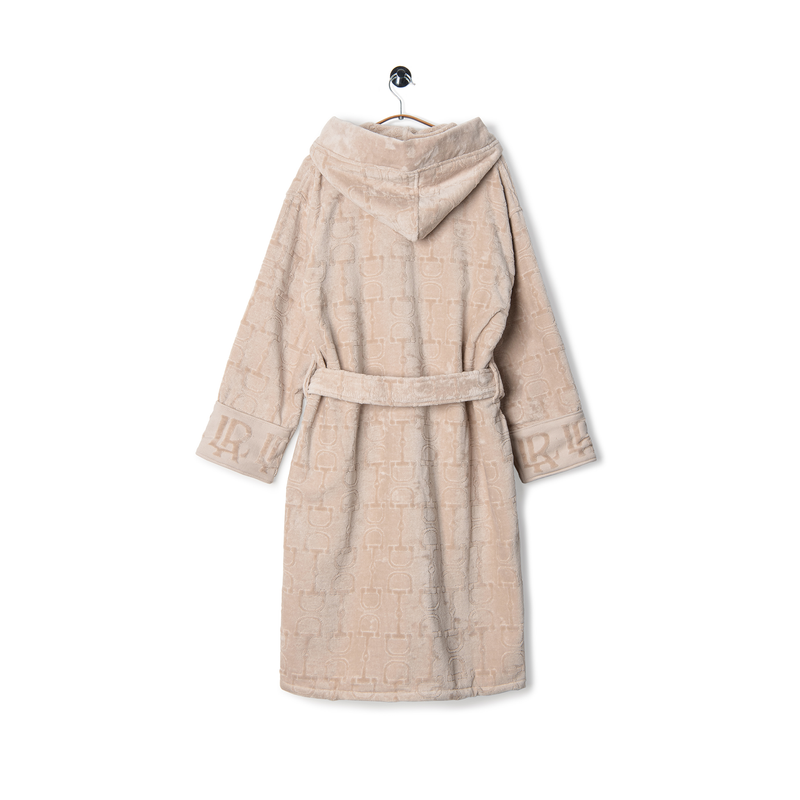 Velour Bathrobe Beige