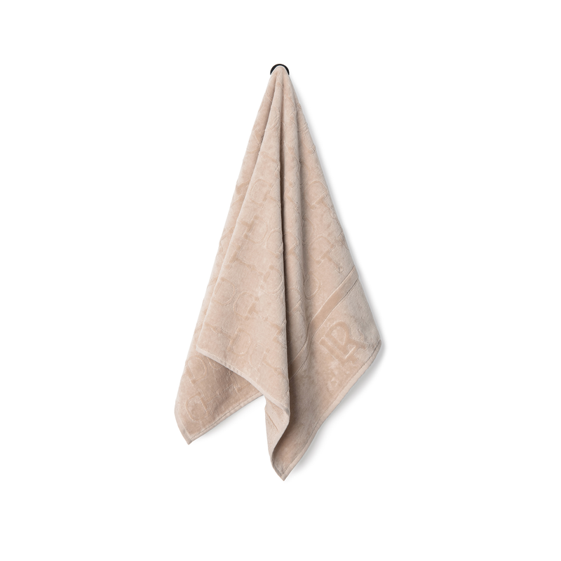 Velour Bath Towel Beige 60/100