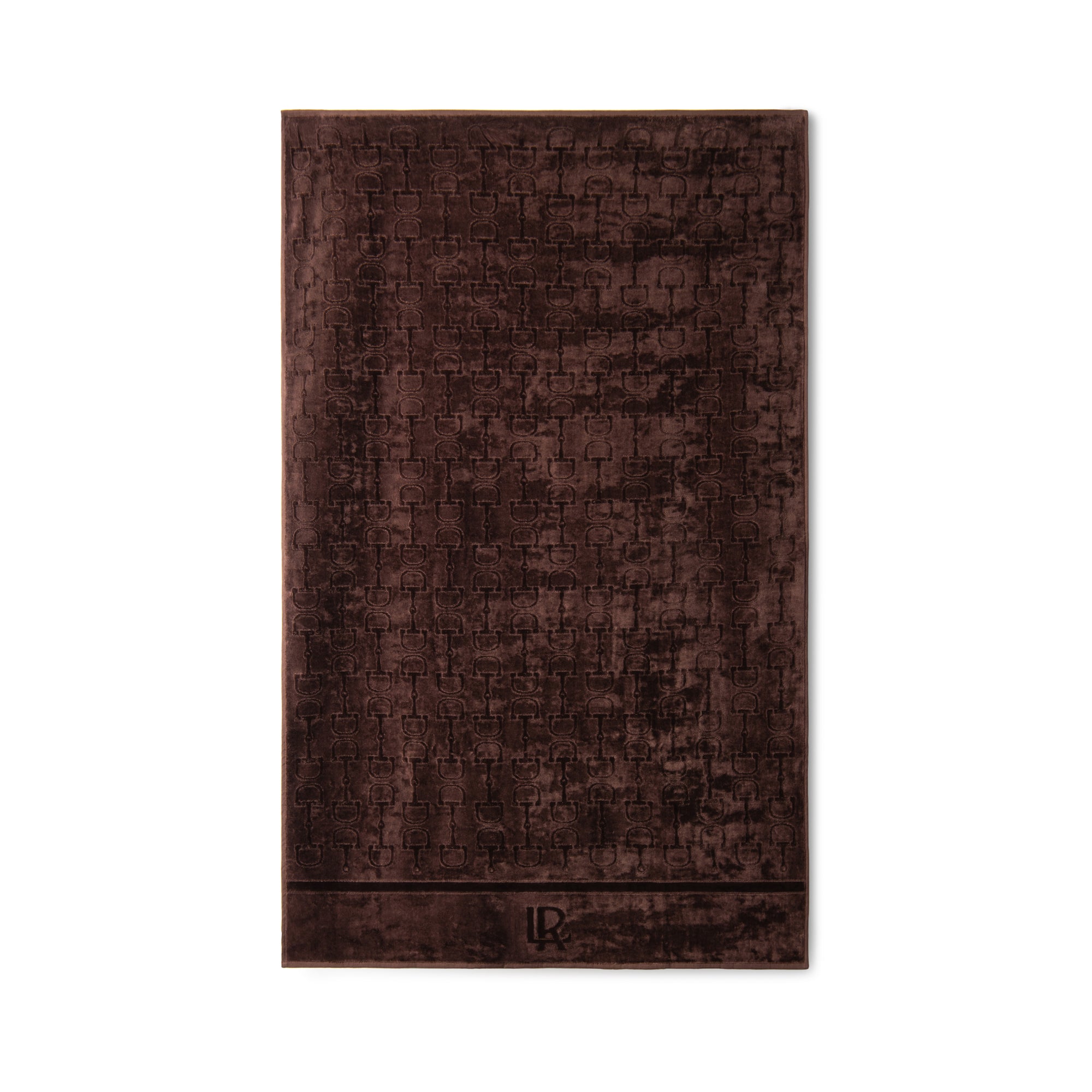 Velour Bath Towel Brown 95/150