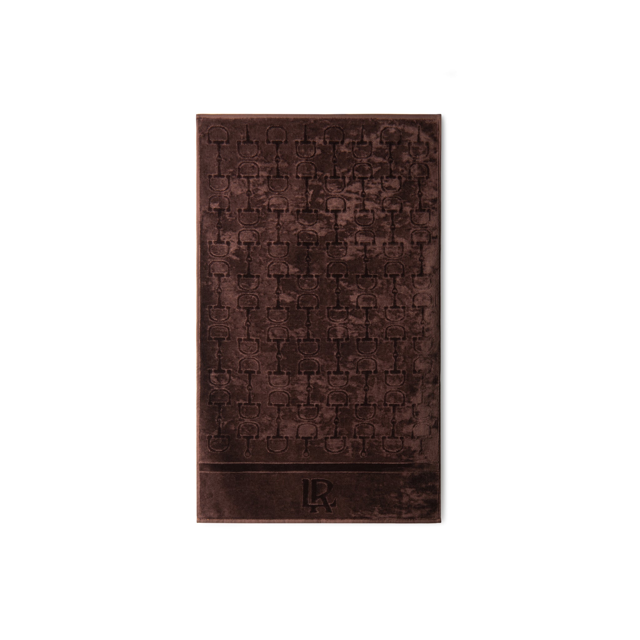Velour Bath Towel Brown 60/100