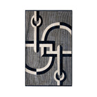 Velour Bath Towel Navy&Beige 90/150