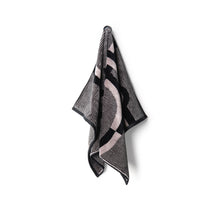 Velour Bath Towel Black&Grey 60/100