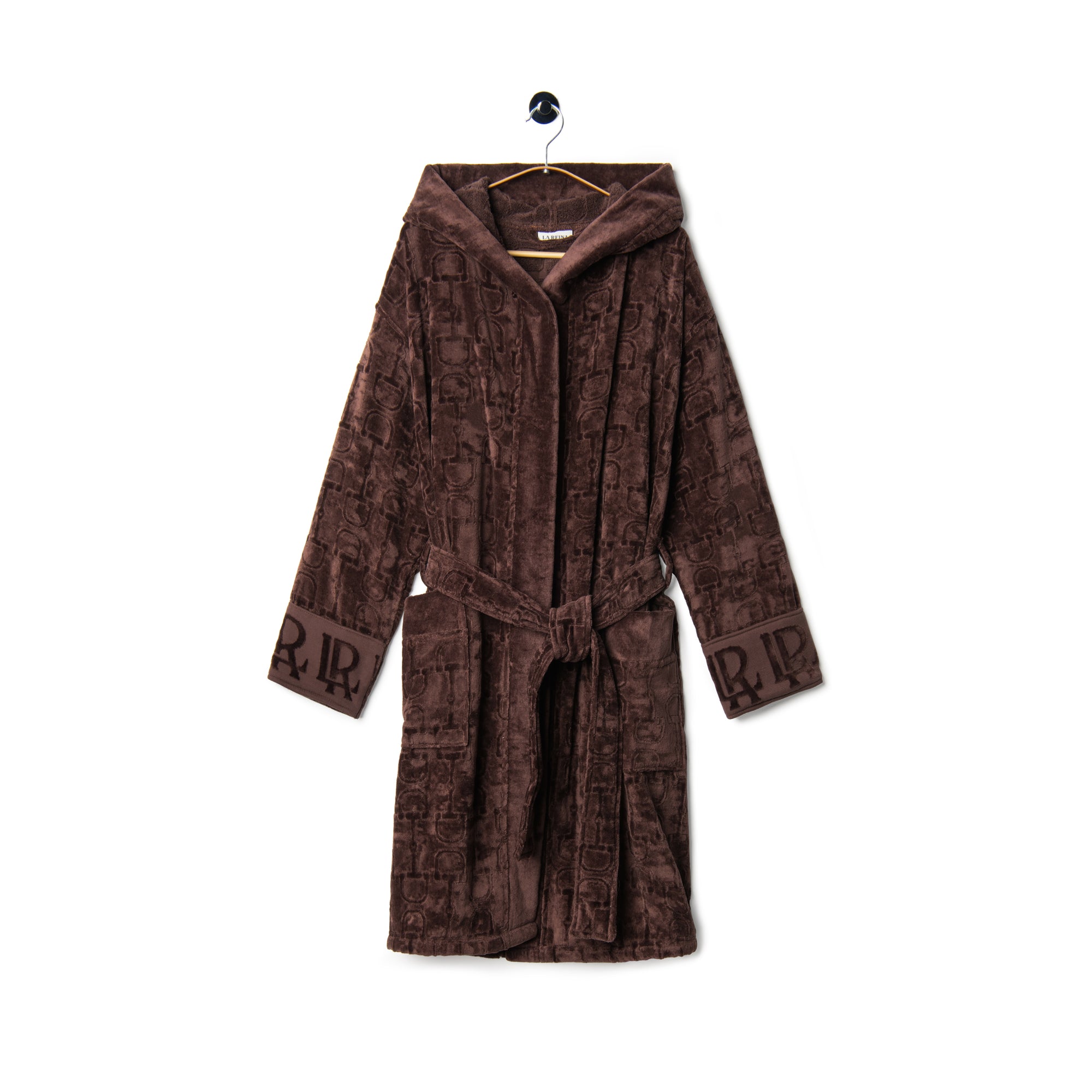 Velour Bathrobe Brown