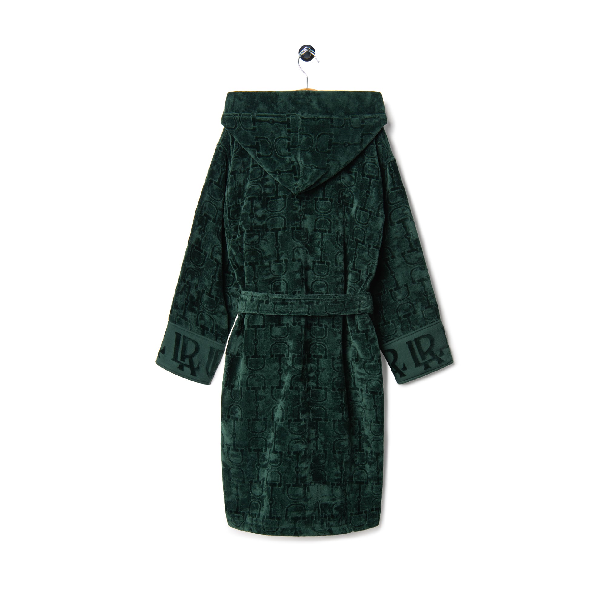 Velour Bathrobe Green