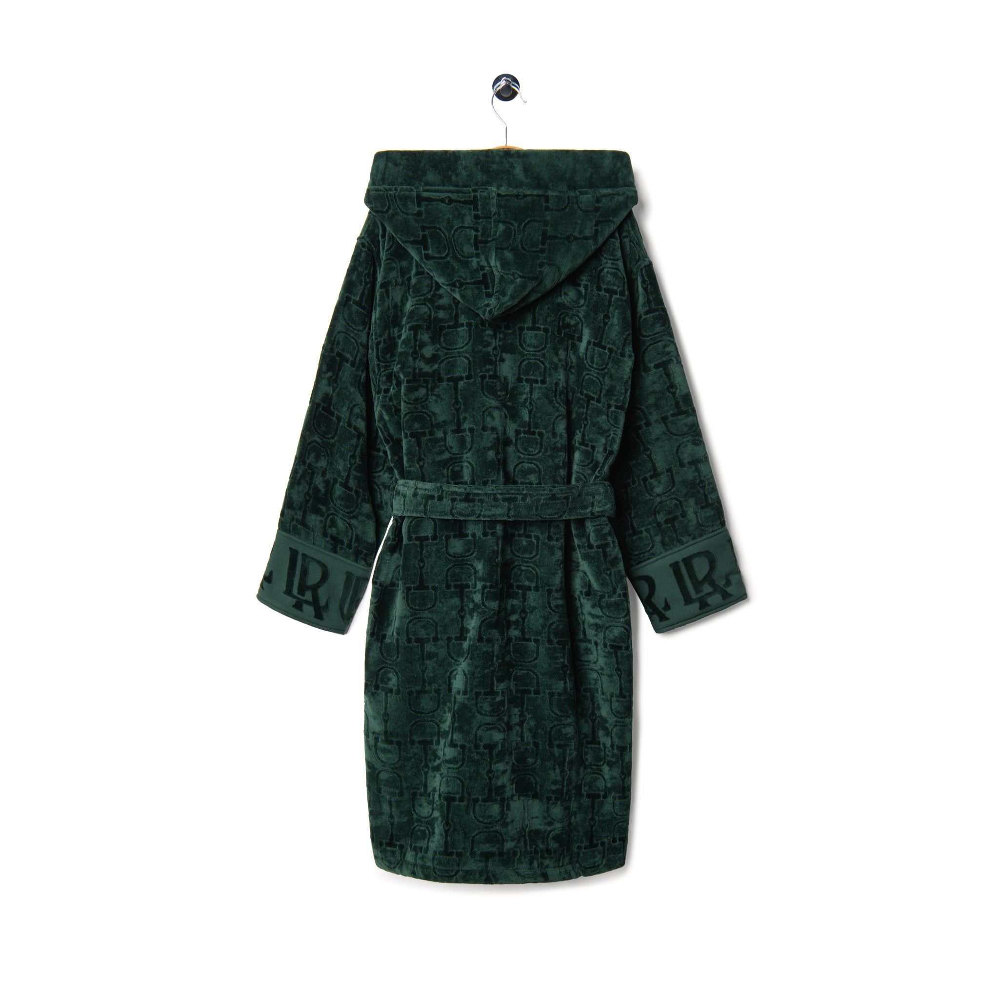 Velour Bathrobe Green