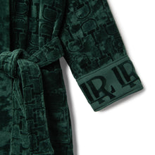 Velour Bathrobe Green