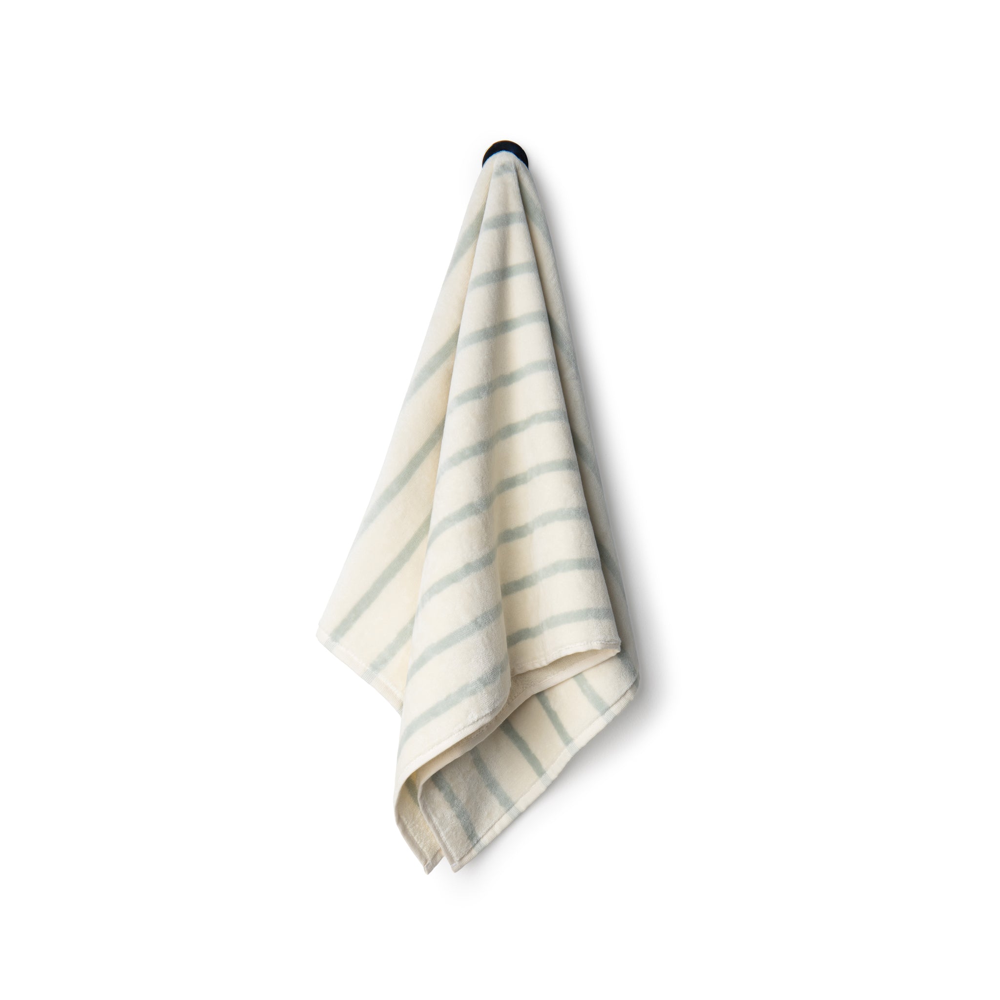 Kids Bath Towel Mint Stripe  50/90